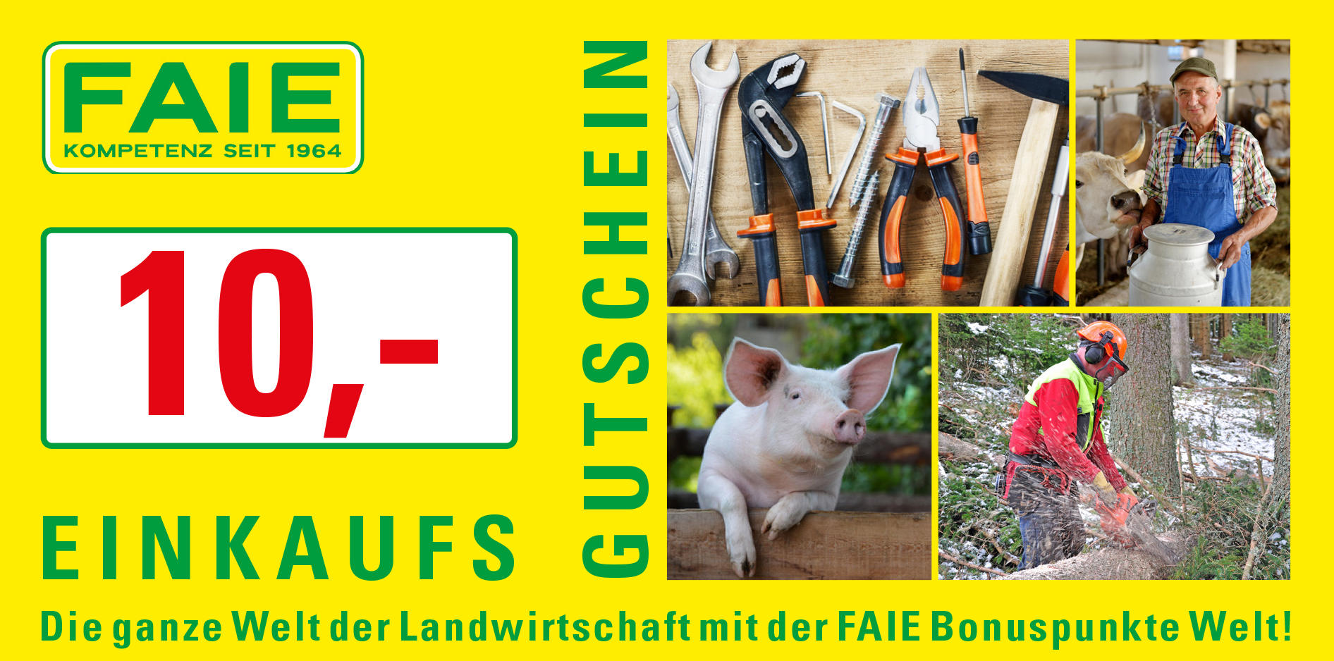 Fachmarkt Landtechnik, Tierhaltung, Agrarbedarf Shop seit 1964